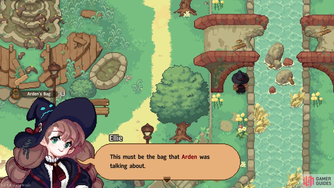 Arden&rsquo;s bag is found under the broken bridge.
