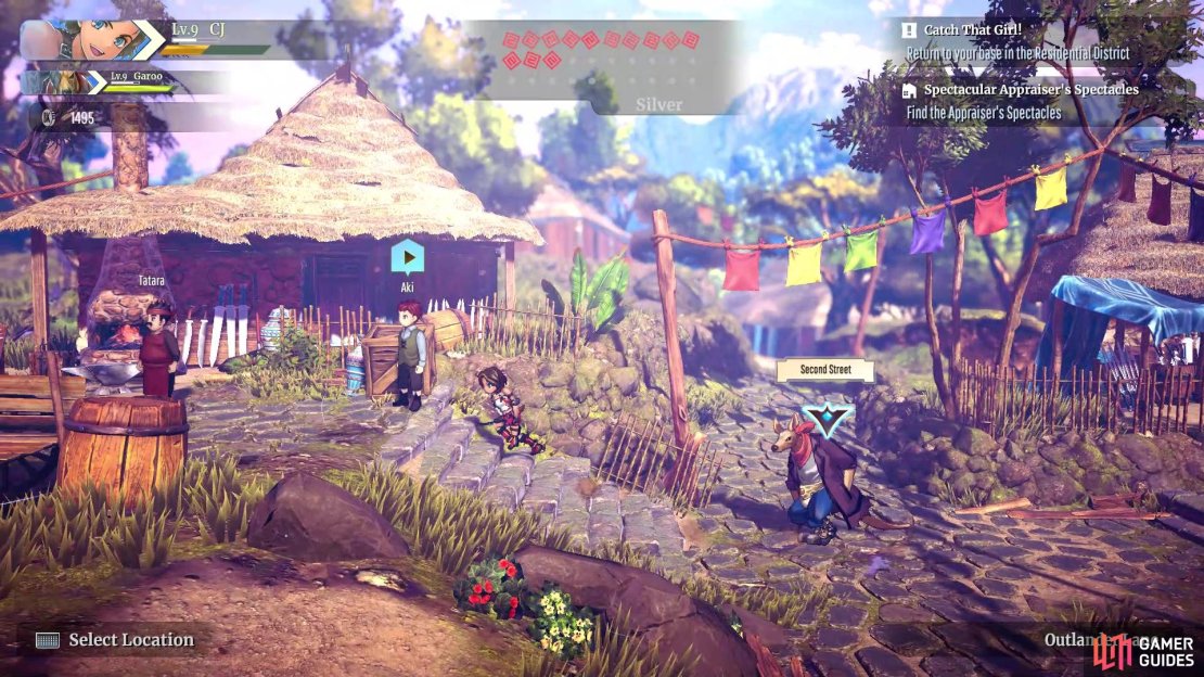 The location of the first NPC