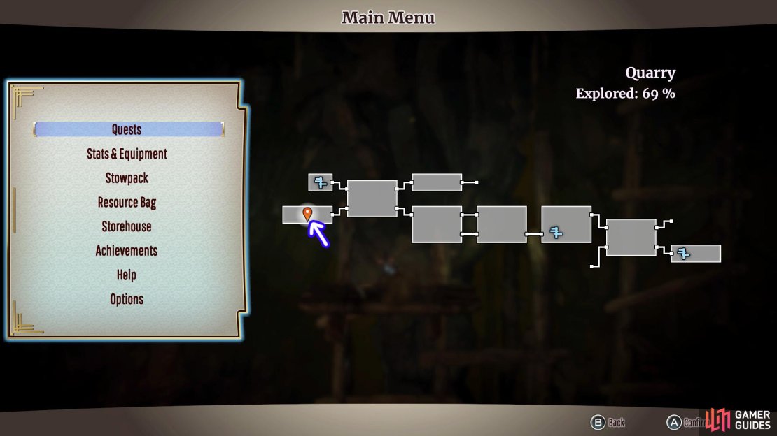 You can find Bronze Ore in this location.
