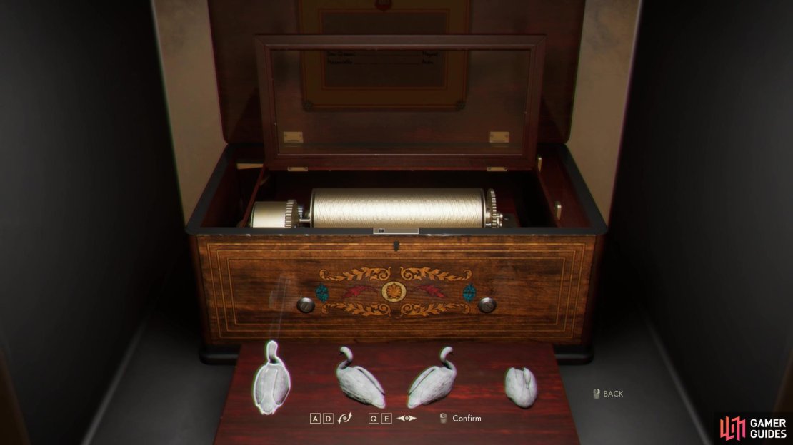 You&rsquo;ll need to solve the Book puzzle before you can access the Music Box puzzle in Scene 07.