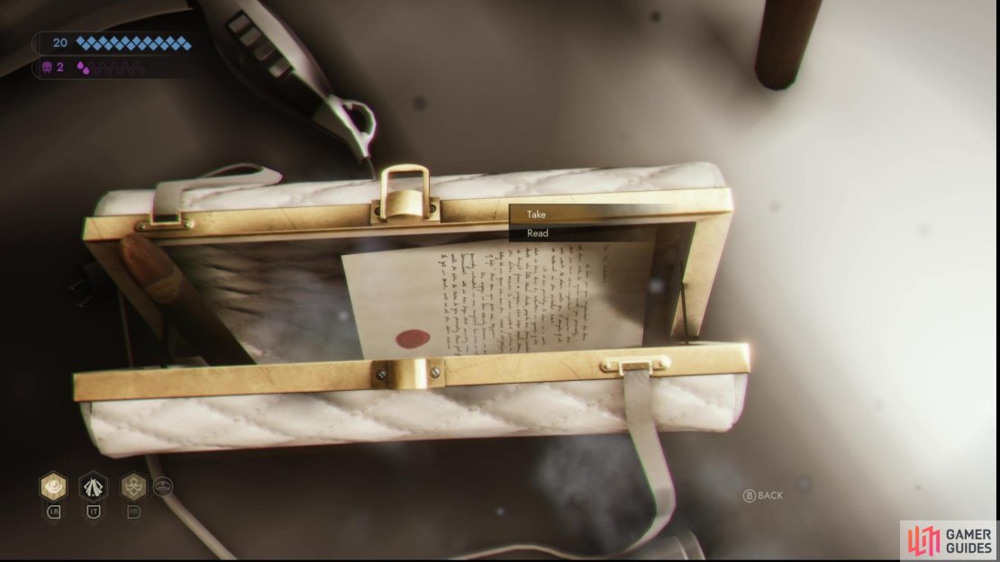 Search inside a handbag in the bathroom to find Miley&rsquo;s Speech.