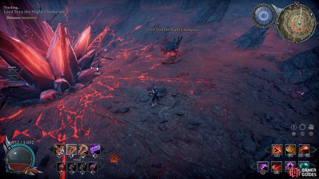 Charging Spells: Before Styx uses a spell, he&rsquo;ll charge for a short while. When he does this, either Spinning Discs, Bat Swarm, or Chaos Bolts will come next.