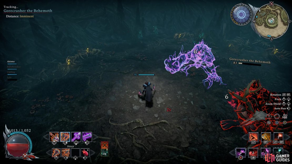 When you reduce the Spectral Behemoths health, it&rsquo;ll be in a downed state before eventually getting back up.