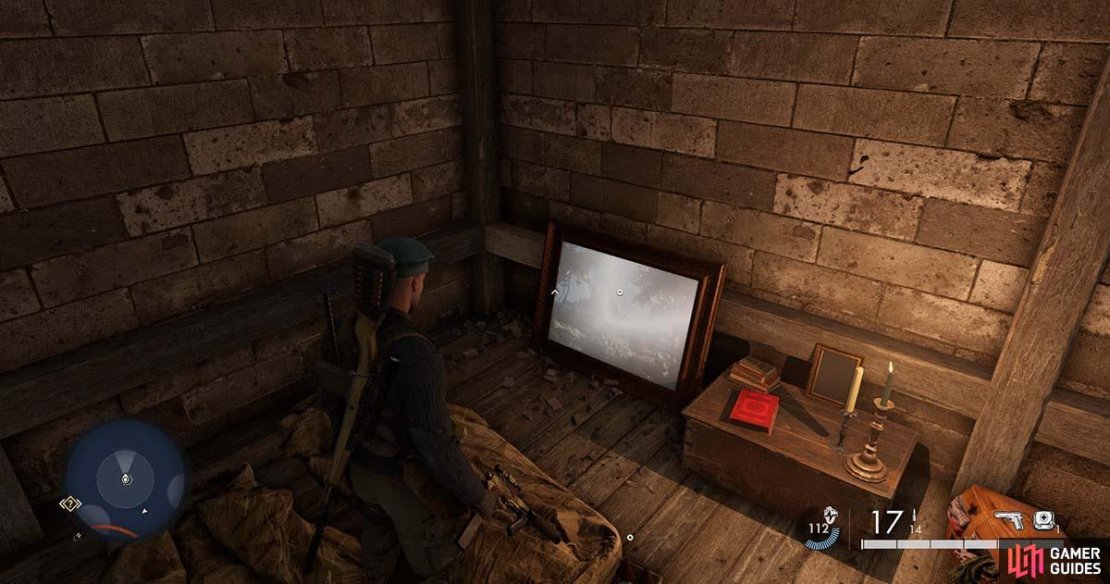 You&rsquo;ll find the painting at the top of the tower.