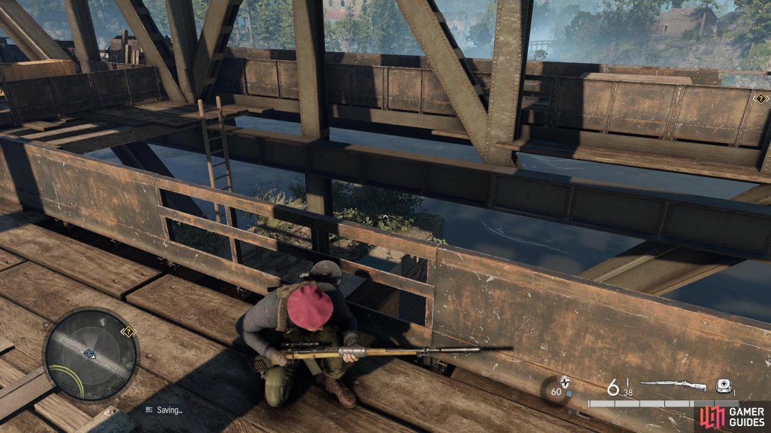 This is the area of the railway bridge you want to locate in order to pull off the three shots.