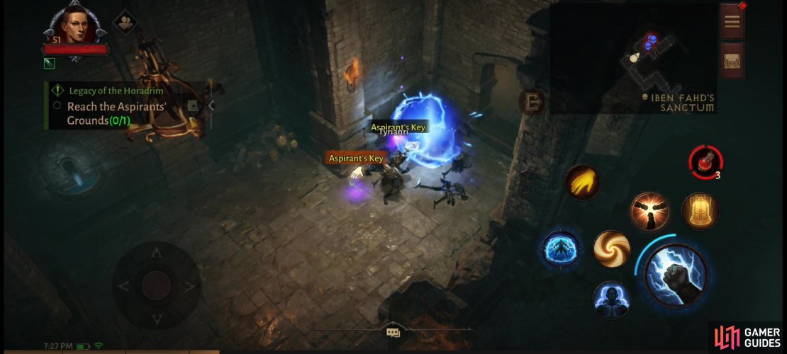 Kill enemies in the Sanctum Depths and you&rsquo;ll earn Aspirant&rsquo;s Keys,