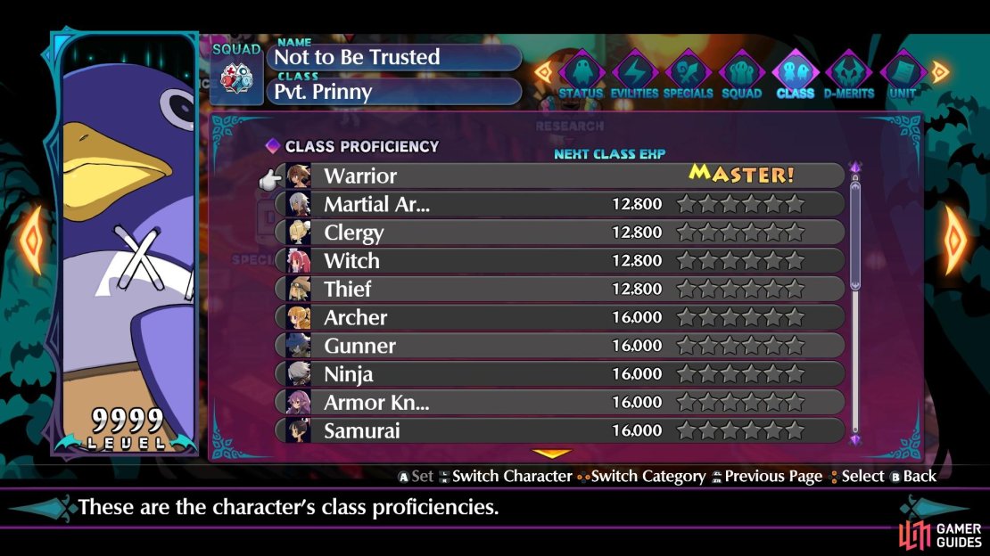 You need to earn stars as the subclass to unlock their Evilities