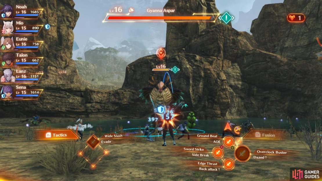 Defeat the Gyanna Aspar to acquire the Glaring Eyeball