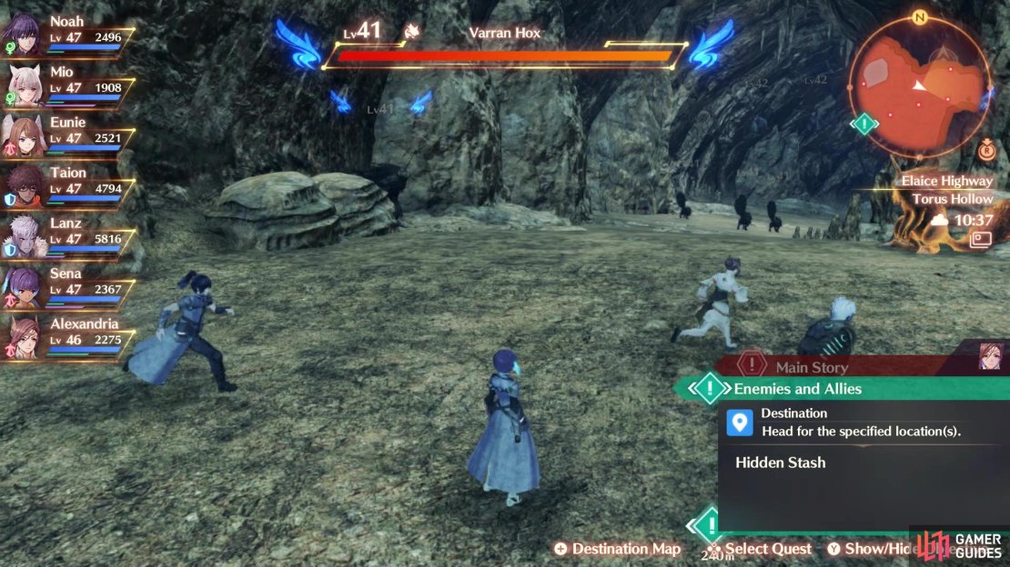 There will be a few Elite enemies on the way to the storehouse