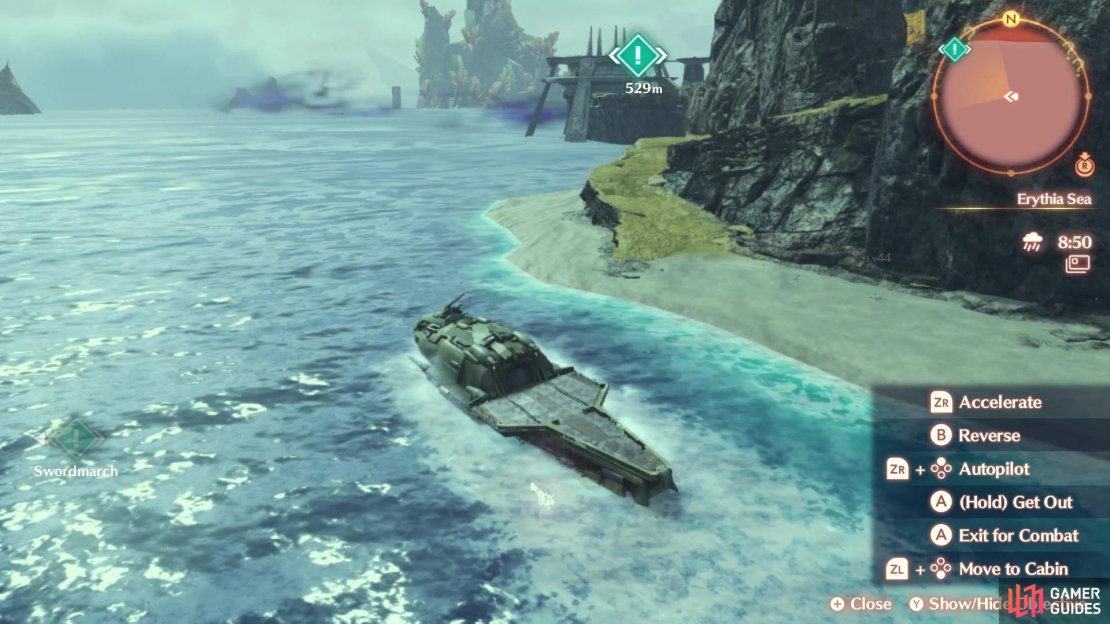 You will want to go up this hill on Daedal Isle