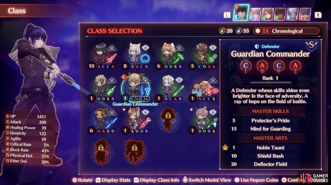 There&rsquo;s a whole host of new classes to try out in Xenoblade Chronicles 3! And you&rsquo;ll need to complete Hero Quests to unlock them. (Credit: Nintendo Xenoblade Chronicles 3 Trailer)