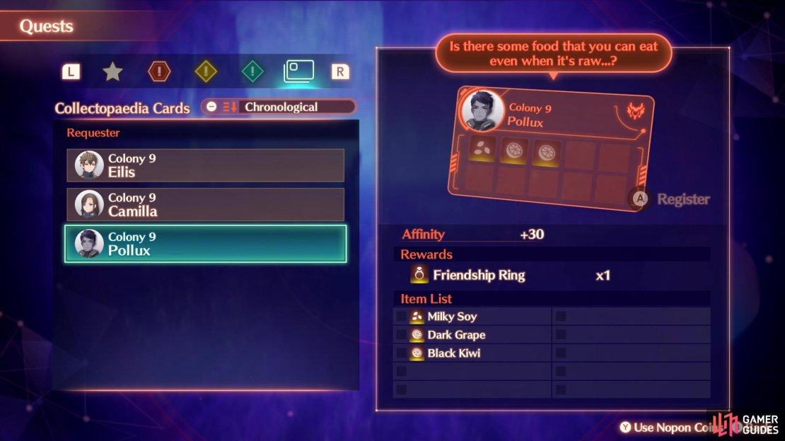 People will request specific collectibles and in exchange for them, you&rsquo;ll get increased Affinity with that person and a unique reward!
