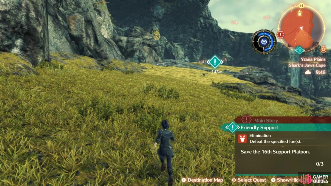 Head up the hill towards Shark&rsquo;s Jaw Cape to find the Platoon.
