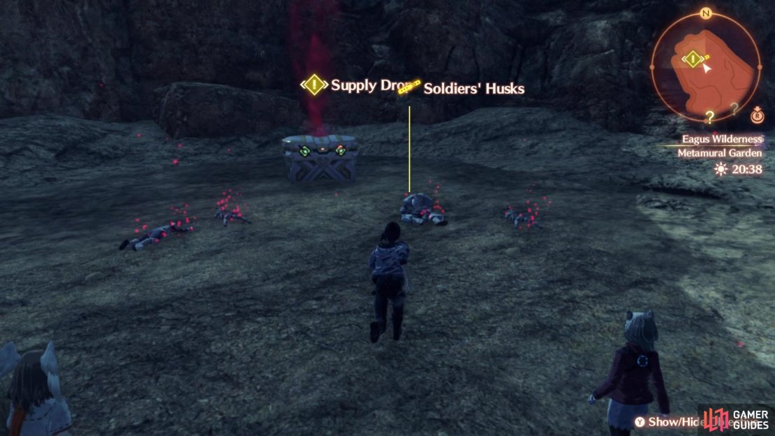 Don&rsquo;t forget to grab the supplies after defeating the volffs!