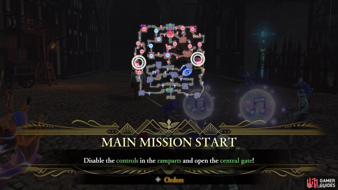 You will need to travel up the sides in order to open the main gate