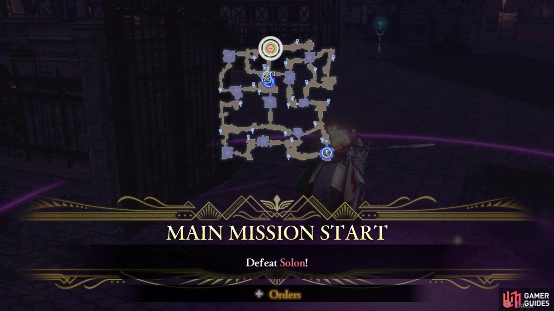 Solon will show up after defeating the Demonic Beast