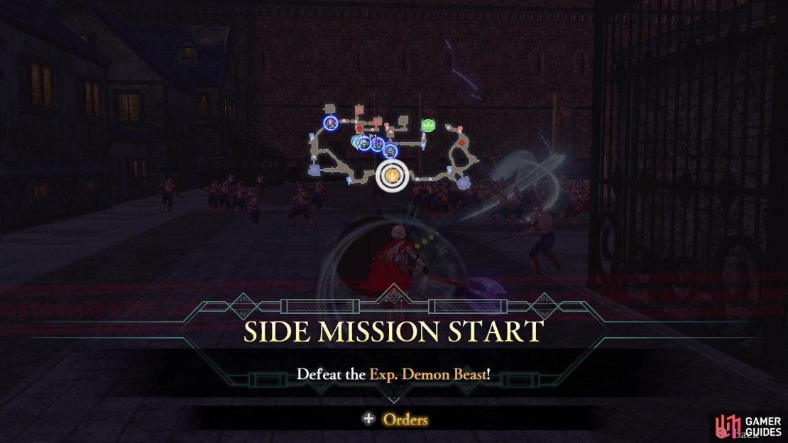 The Demon Beast spawns after rescuing one of the allies