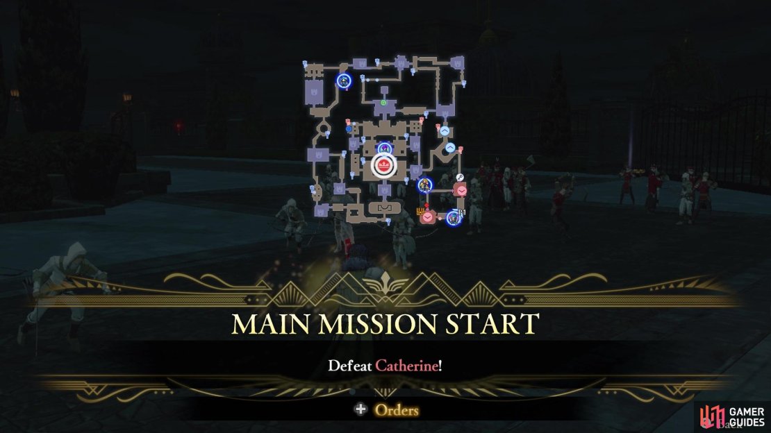 Catherine will show up to attack Edelgard