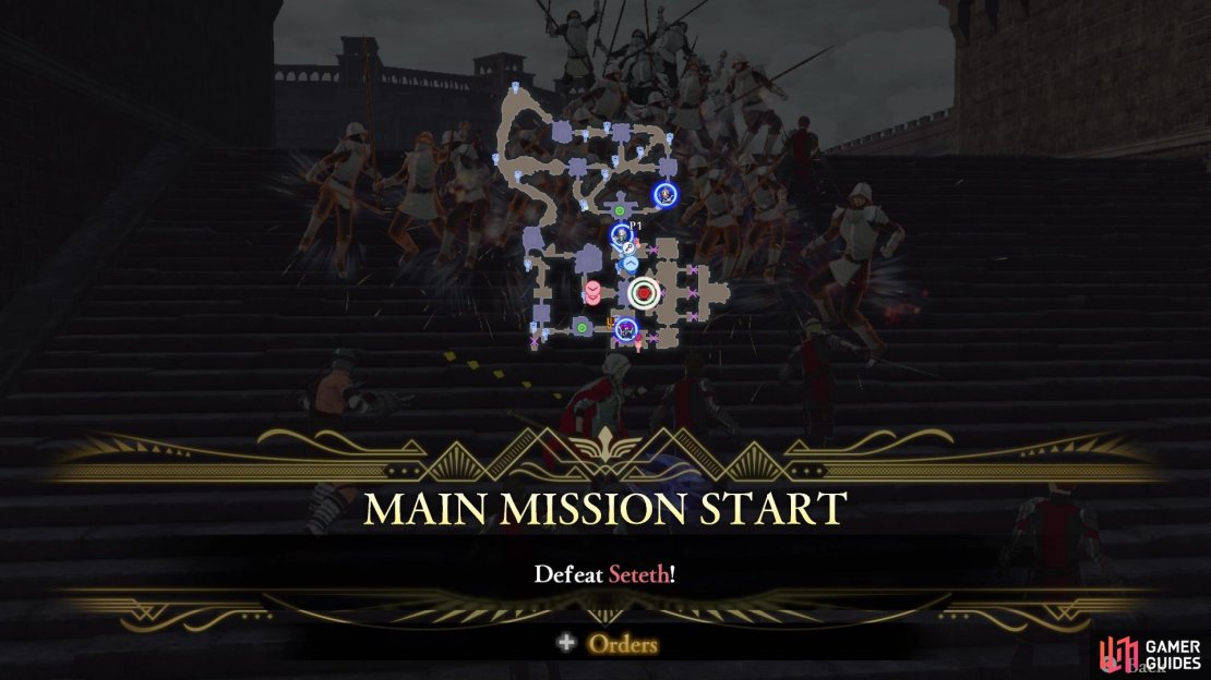Seteth will come out to play after taking over all strongholds