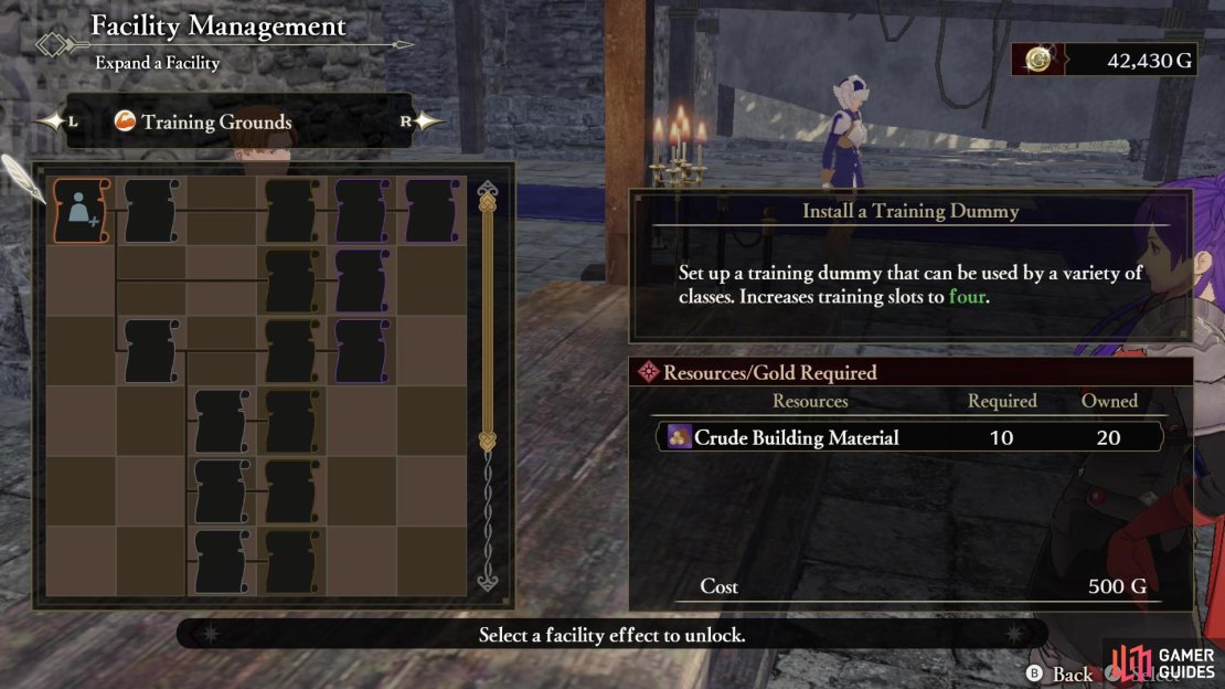The Blacksmith’s upgrade tree is dedicated to improving the stats of your weapons.