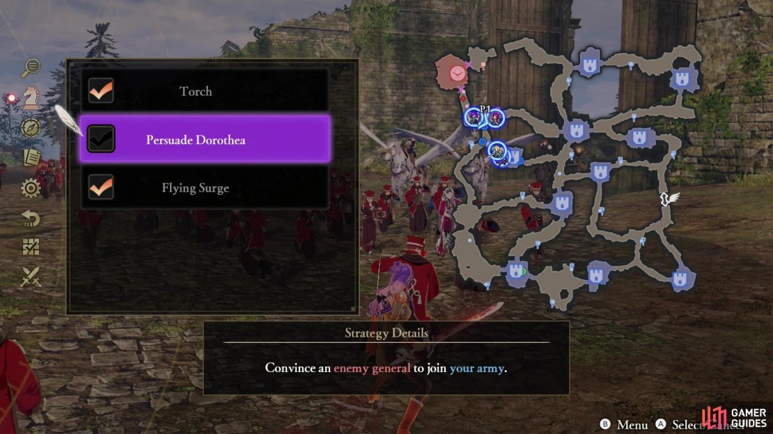 Activate the &ldquo;Persuade Dorothea&rdquo; Strategy,