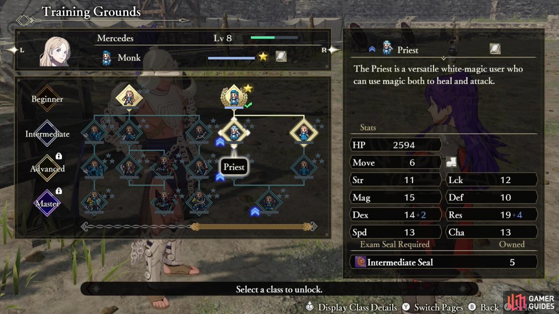 You&rsquo;ll need to expend Seals to acquire new classes at the Training Grounds.