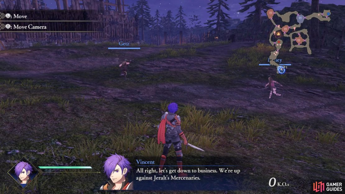 Shez and his allies attempt to take on Jeralt&rsquo;s Mercenaries.