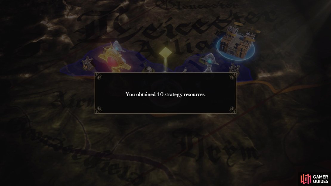 First, obtain Strategy Resources by conquering territories.
