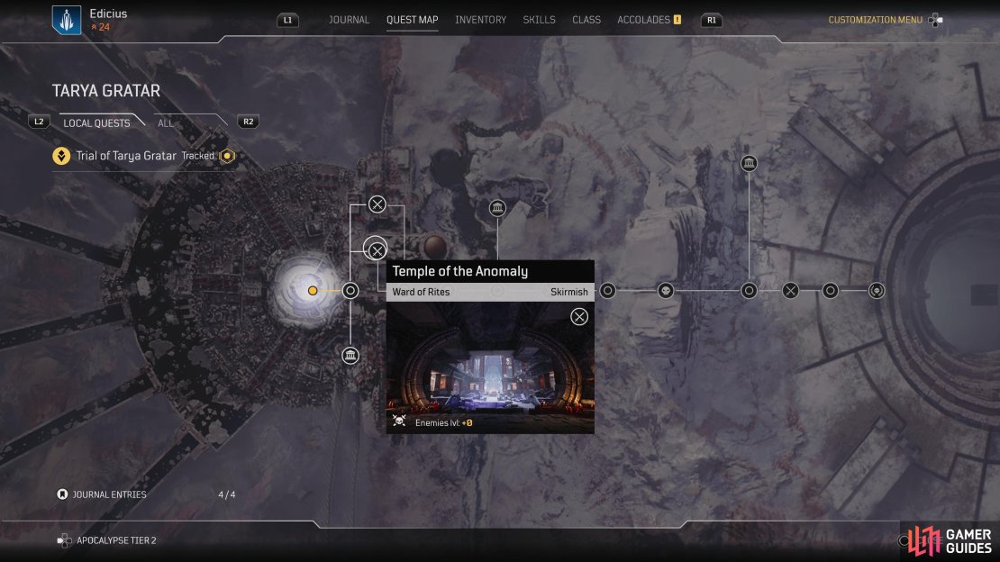 The Temple of the Anomaly is one of two rooms you&rsquo;ll need to do in order to progress through the trial.