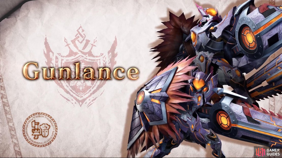 With a cannon attached to its lance, the Gunlance always makes an explosive entrance&hellip;