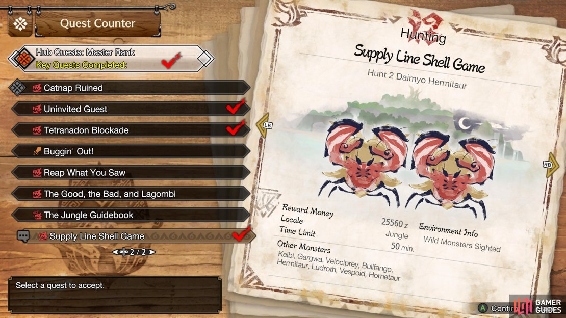 Complete M1★ Urgent Quest &ldquo;Tetranadon Blockade&rdquo; to access this quest.