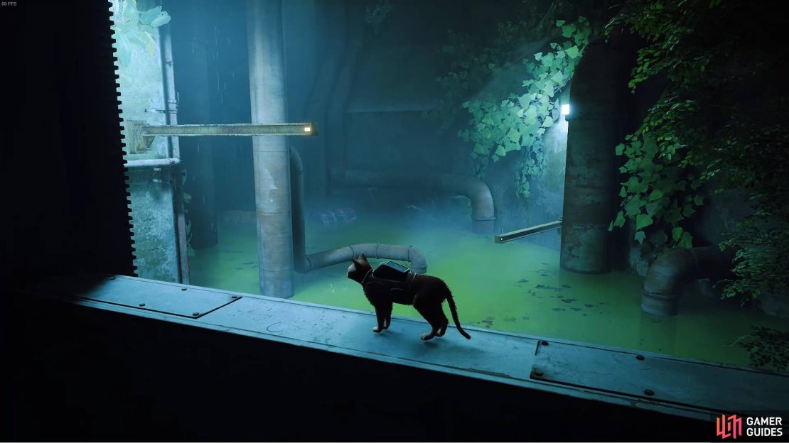 You&rsquo;ll come across a giant sewage area you&rsquo;ll need to jump across.