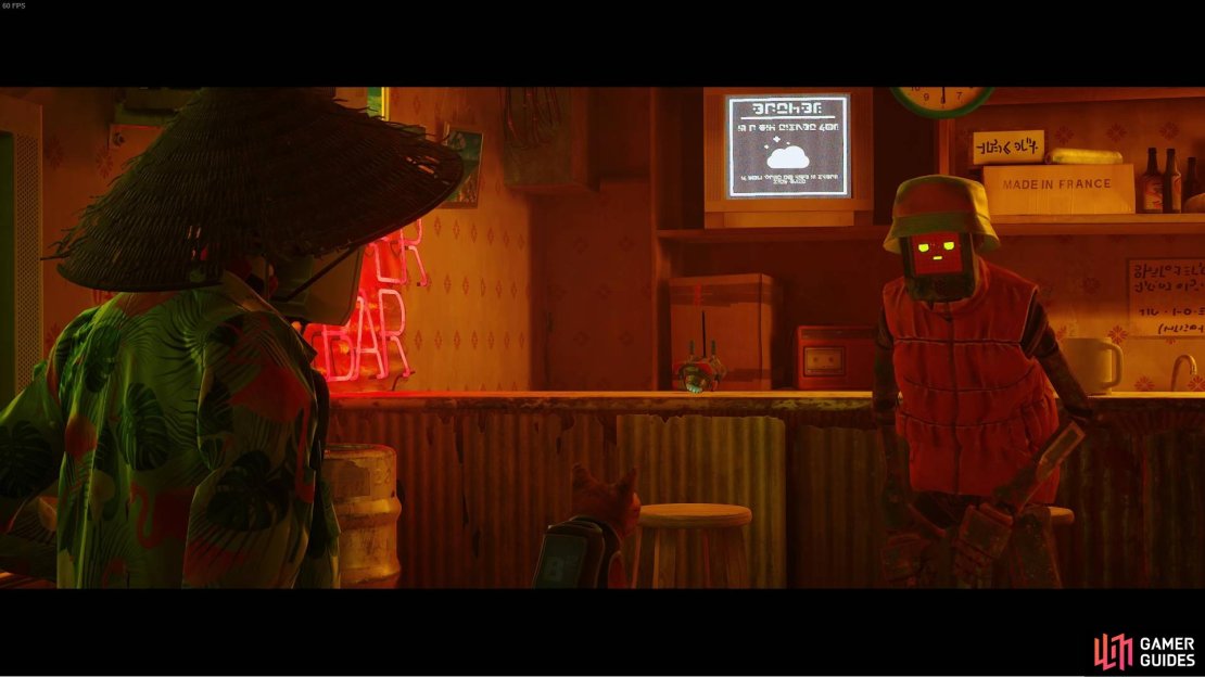 Head to the pub, and you can kick off the main mission in Stray&rsquo;s Slums Chapter 2 level.
