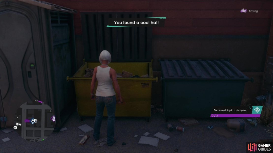 Some dumpsters will yield trash clothes,