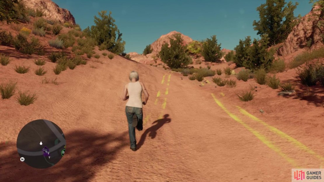 Near each Toxic Delivery event marker you should find some tracks,
