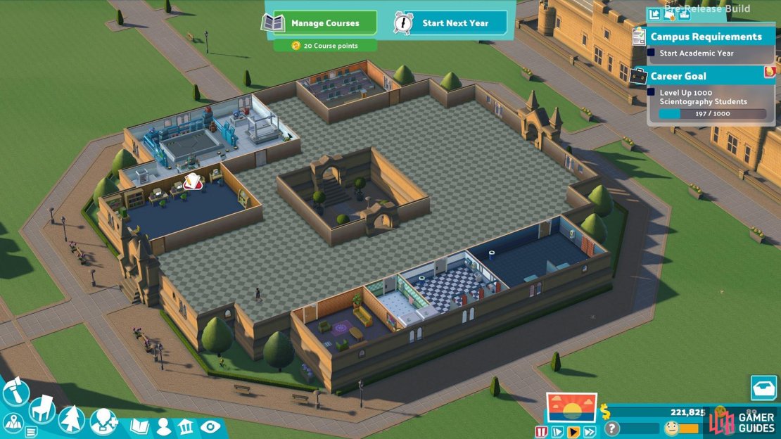 It is possible to fit the majority of your rooms into the Mitton Building&rsquo;s &lsquo;wings&rsquo; leaving free space to roam in the center for your students.