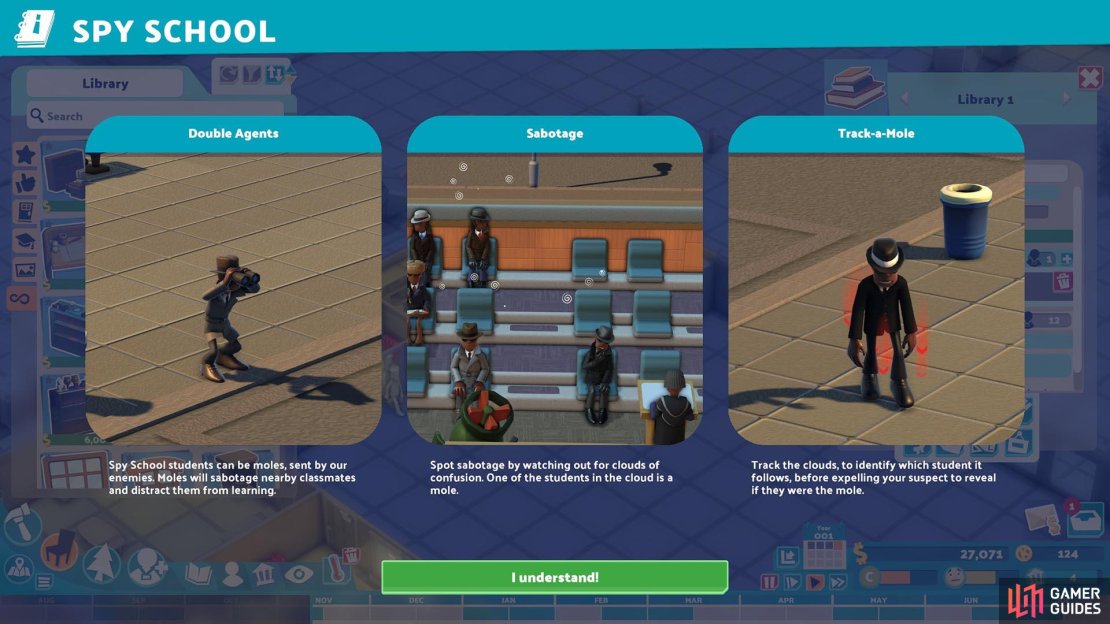 There is a mole problem at Spy School, but you won&rsquo;t have to look underground.