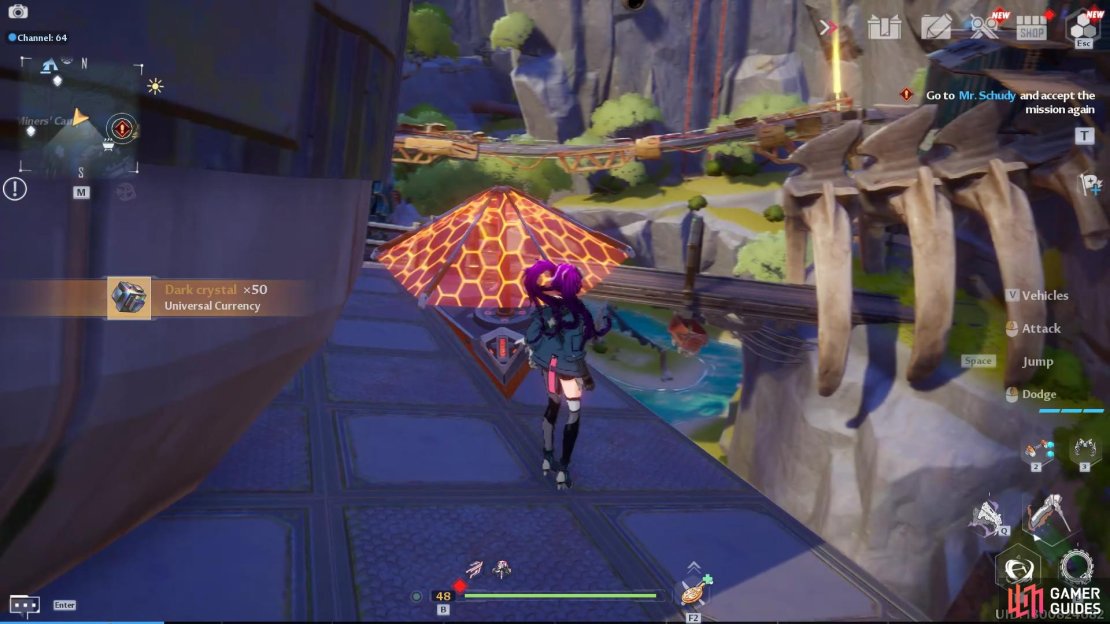 On top of the under-construction tower on the cliff edge of Miner&rsquo;s camp near Parliament. The server memories are scattered around the tower, hinting at the password.