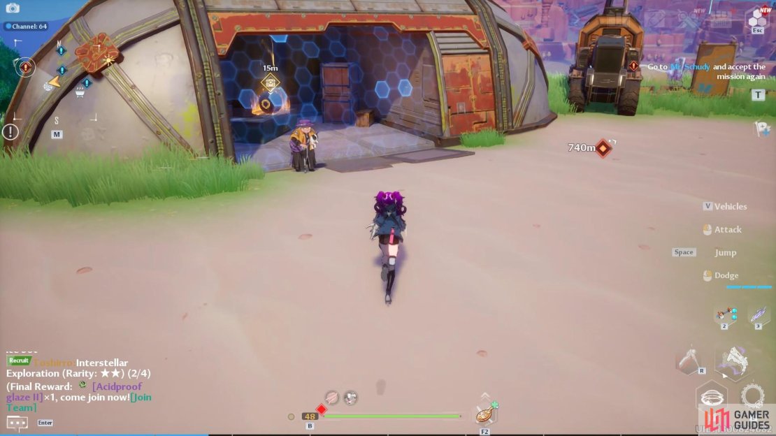 Inside the house in Bai Ling&rsquo;s Town. The code hint is in a truck near the house.