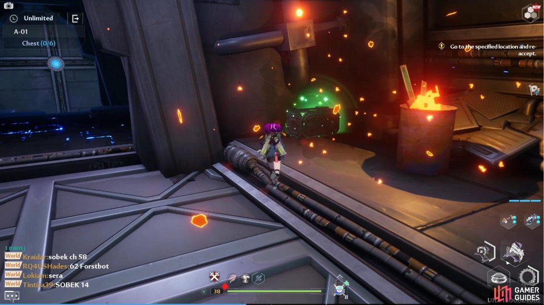 On normal and hard, you need to blow the wall up in the first room.