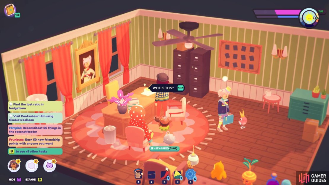 The relic is found on the table in Tinstle&rsquo;s Office!