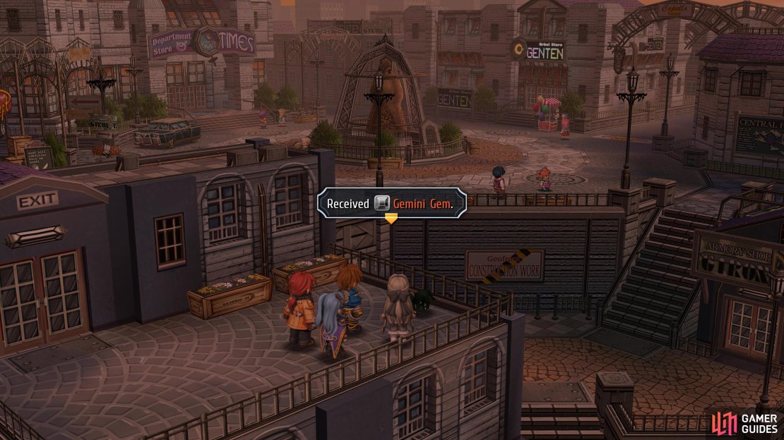 Hand over the final fish to Coppe to obtain the powerful Gemini Gem