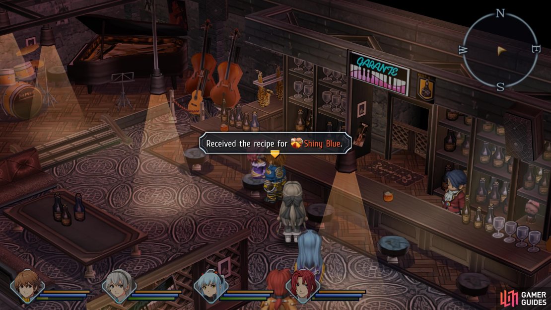 Grab the Shiny Blue recipe from Garante
