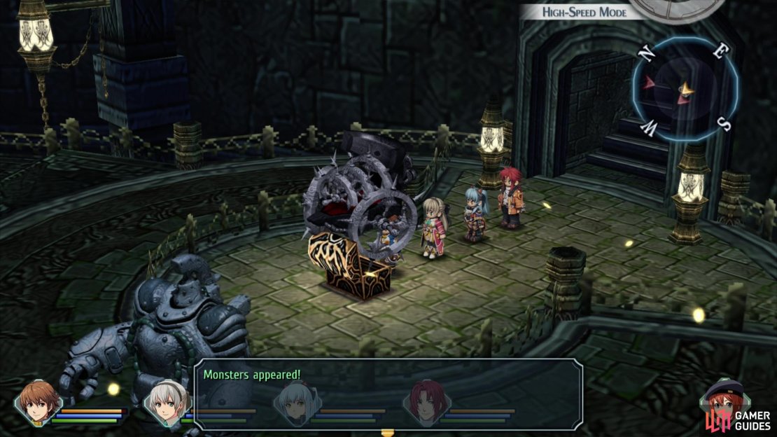 Open a chest to confront a host of monsters, including 4x Death Sluggers and 2x Shadow Beasts.