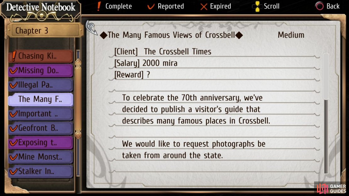 Check the computer in the SSS HQ on Day 1 of Chapter 3 to get this request, which you won&rsquo;t complete until after you reach Day 3.