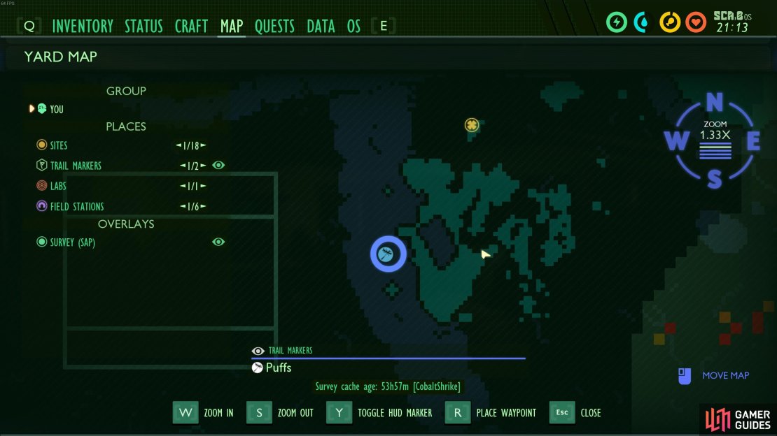 You can disable the trail marker on the HUD from your map if you wish.