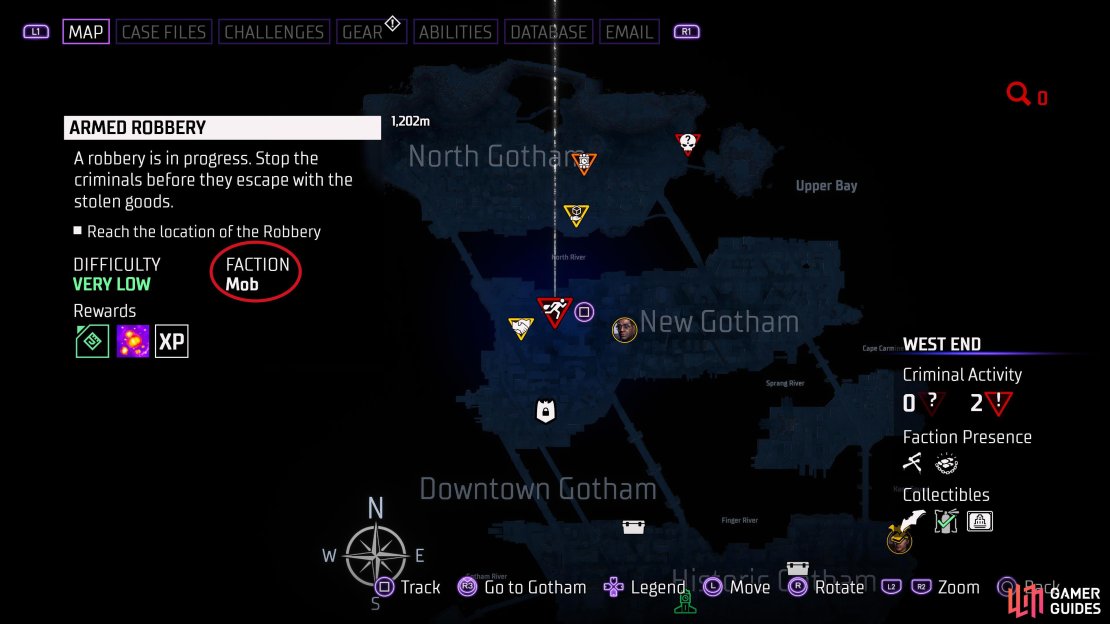 When you hover over a premeditated crime, and check the Faction who is committing the crime. If it&rsquo;s The Mob, there&rsquo;s a good chance a Godmother will be amongst them.