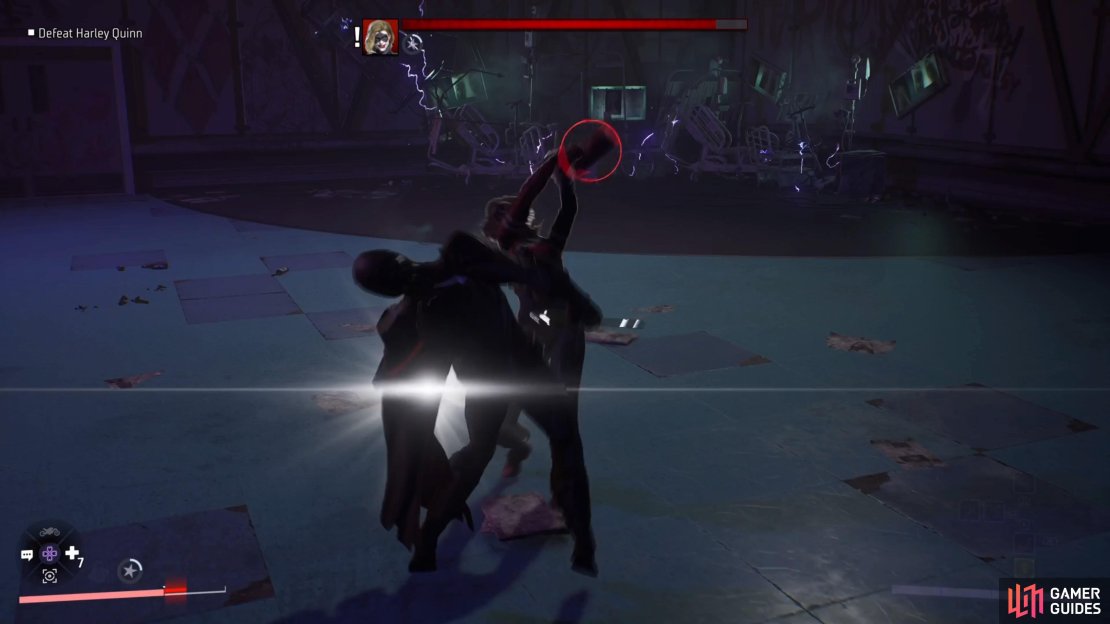 The start of the combo is an upswing attack