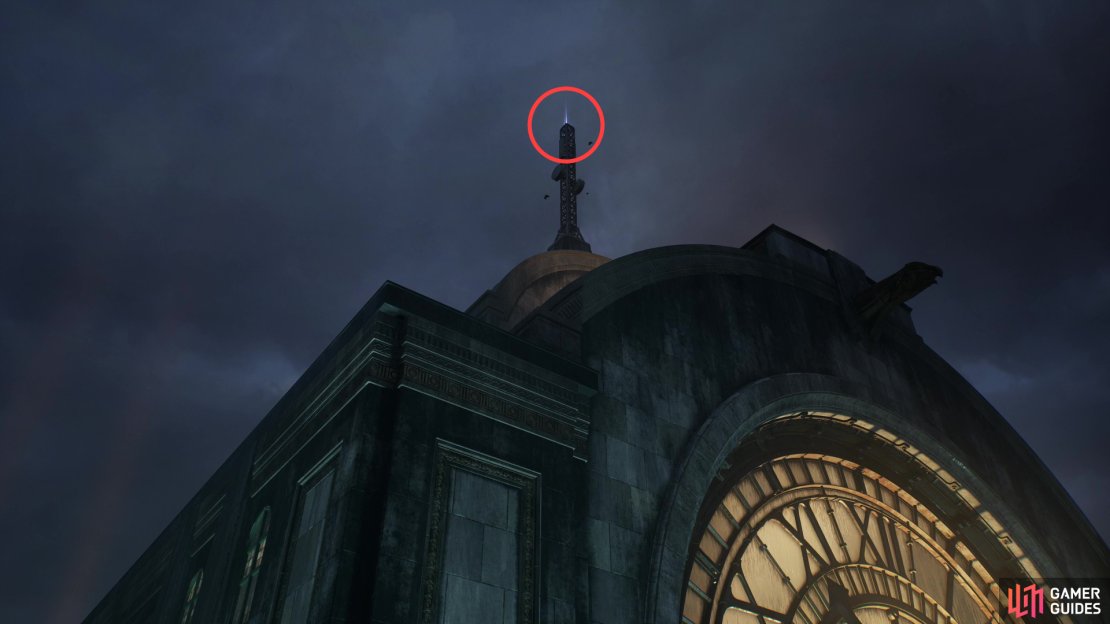 Home sweet home, you&rsquo;ll find a Batarang atop the Union Station Belfry.