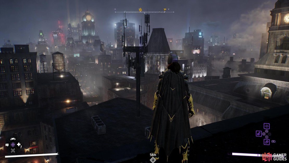 You&rsquo;ll find this Batarang atop a pylon on the roof behind Gotham City Hall.